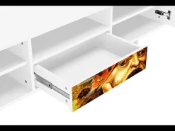 Discount Mueble de TV - 170х59х41 cm - T6 - Christ in Limbo, Branco Bege