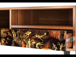 Mueble de TV - 115х59х48 cm - T3 - Christ in Limbo, Nogueira^ Móvel De Tv