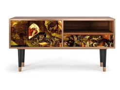 Mueble de TV - 115х59х48 cm - T3 - Christ in Limbo, Nogueira^ Móvel De Tv
