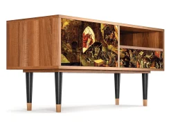 Mueble de TV - 115х59х48 cm - T3 - Christ in Limbo, Nogueira^ Móvel De Tv