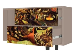 Mueble de TV - 170х69х48 cm - T1 - Christ in Limbo, Latte^ Móvel De Tv