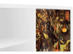 Móvel De Tv| Mueble de TV - 170х69х48 cm - T2 - Christ in Limbo, Branco Bege