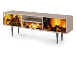 Online Mueble de TV - 170х59х41 cm - T6 - Christ in Limbo, Areia Bege
