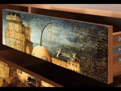 Mueble de TV - 170х59х48 cm - T4 - Christ in Limbo, Nogueira Castanho
