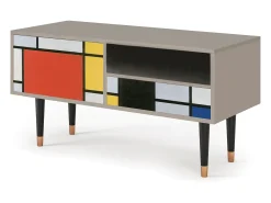 Móvel De Tv| Mueble de TV - 115х59х48 cm - T3 - Composition, Areia Bege