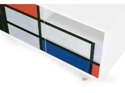 Móvel De Tv| Mueble de TV - 125х56х41 cm - T7 - Composition, Branco Bege