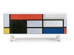 Móvel De Tv| Mueble de TV - 125х56х41 cm - T7 - Composition, Branco Bege