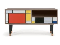 Móvel De Tv* Mueble de TV - 115х59х48 cm - T3 - Composition, Latte Bege