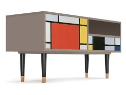 Móvel De Tv* Mueble de TV - 115х59х48 cm - T3 - Composition, Latte Bege