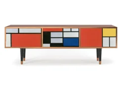 Best Mueble de TV - 170х59х48 cm - T4 - Composition, Nogueira Castanho