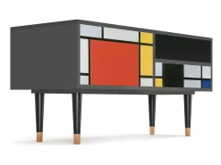 Móvel De Tv| Mueble de TV - 115х59х48 cm - T3 - Composition, Antracite Cinza antracite