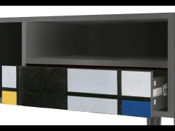 Móvel De Tv| Mueble de TV - 115х59х48 cm - T3 - Composition, Antracite Cinza antracite