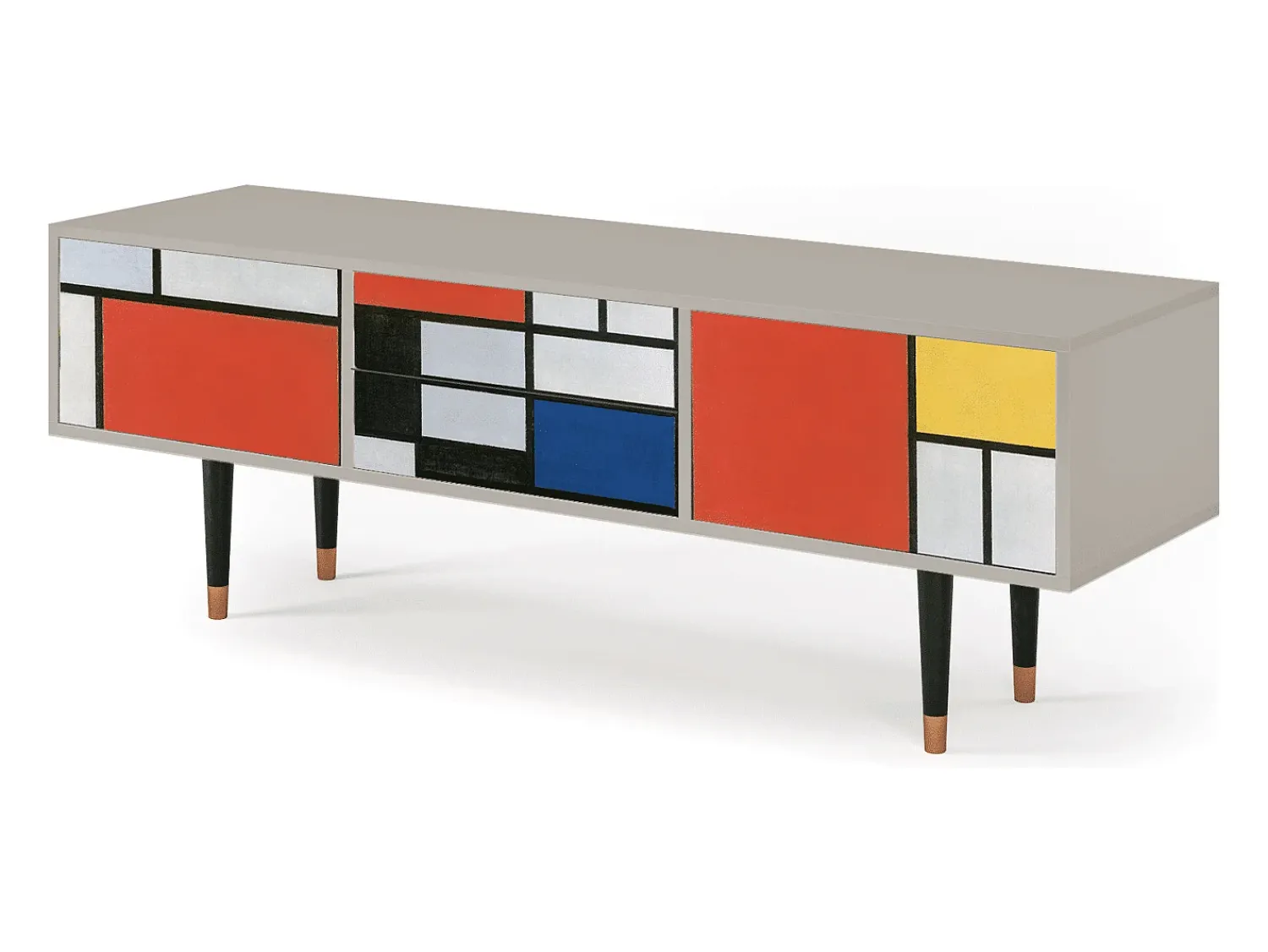 Móvel De Tv| Mueble de TV - 170х59х48 cm - T4 - Composition, Areia Bege