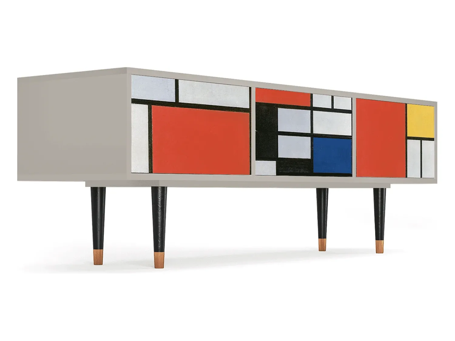 Móvel De Tv| Mueble de TV - 170х59х48 cm - T4 - Composition, Areia Bege