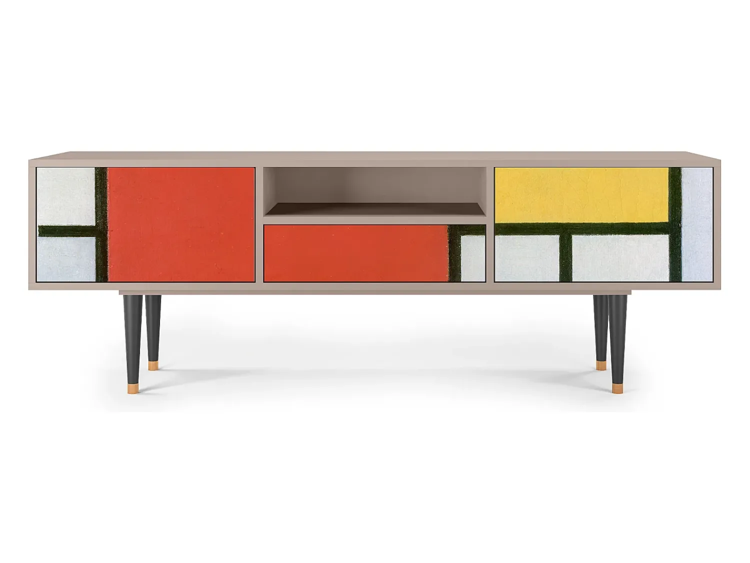 Mueble de TV - 170х59х41 cm - T6 - Composition, Latte^ Móvel De Tv