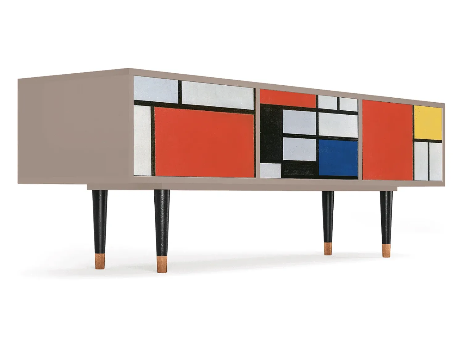 Móvel De Tv* Mueble de TV - 170х59х48 cm - T4 - Composition, Latte Bege