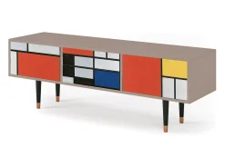 Móvel De Tv* Mueble de TV - 170х59х48 cm - T4 - Composition, Latte Bege
