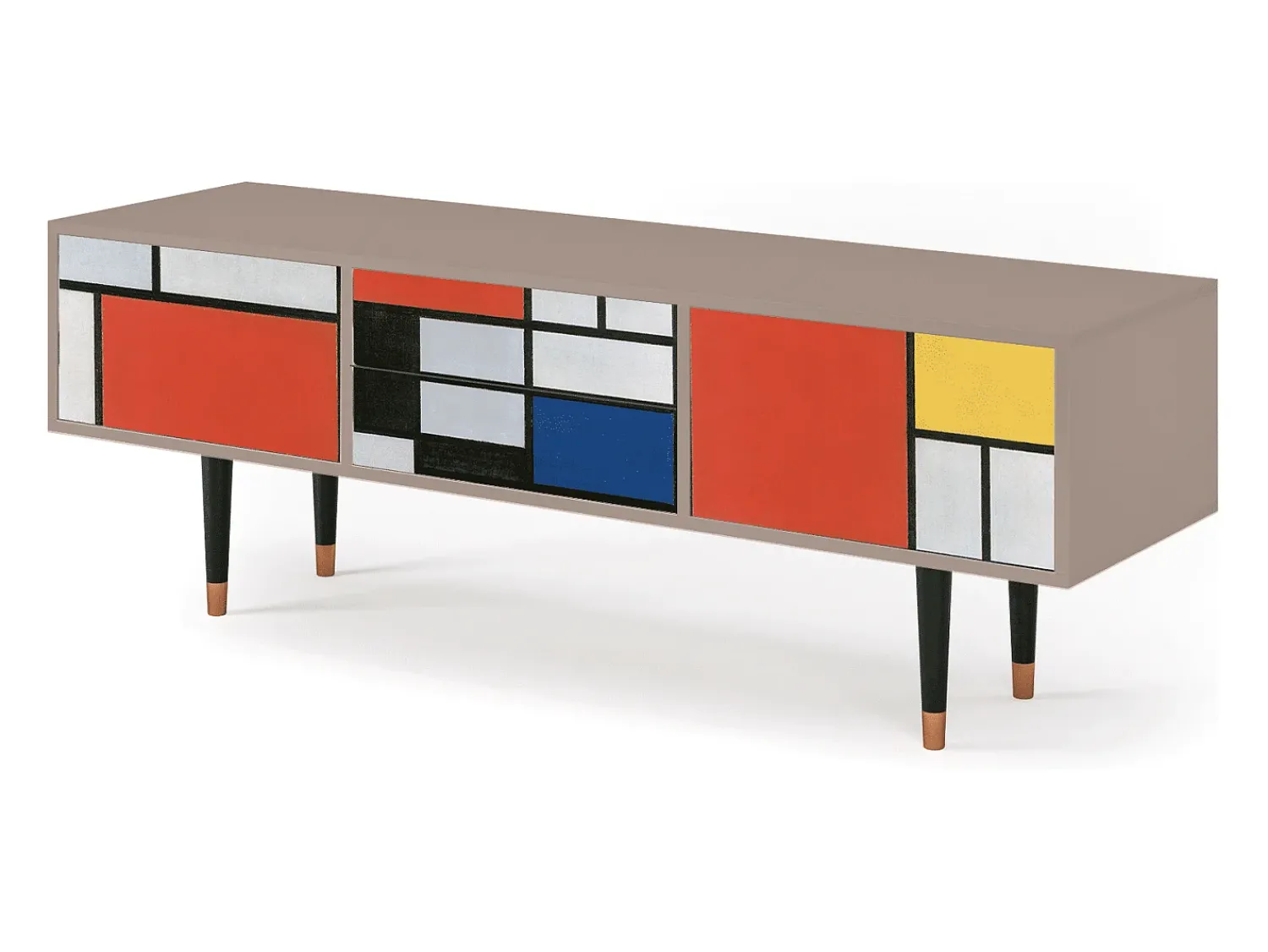 Móvel De Tv* Mueble de TV - 170х59х48 cm - T4 - Composition, Latte Bege