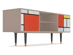 Móvel De Tv| Mueble de TV - 170х69х48 cm - T2 - Composition, Latte Bege