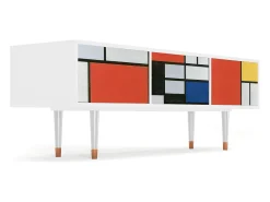 Mueble de TV - 170х59х48 cm - T4 - Composition, Branco^ Móvel De Tv