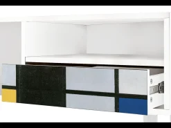 Móvel De Tv* Mueble de TV - 115х59х48 cm - T3 - Composition, Branco Bege