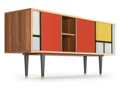 Mueble de TV - 150х69х41 cm - T5 - Composition, Nogueira^ Móvel De Tv