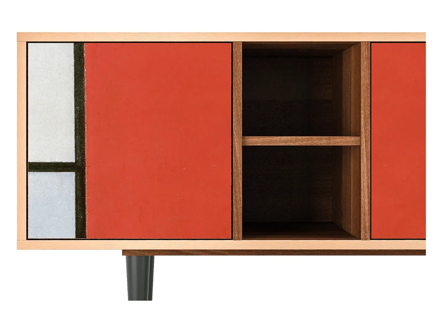 Mueble de TV - 150х69х41 cm - T5 - Composition, Nogueira^ Móvel De Tv
