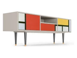 Móvel De Tv* Mueble de TV - 170х59х41 cm - T6 - Composition, Areia Bege