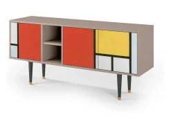 Mueble de TV - 150х69х41 cm - T5 - Composition, Latte^ Móvel De Tv