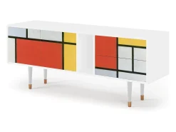 Móvel De Tv| Mueble de TV - 170х69х48 cm - T1 - Composition, Branco Bege