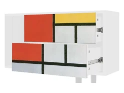 Móvel De Tv| Mueble de TV - 170х69х48 cm - T1 - Composition, Branco Bege