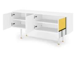 Móvel De Tv* Mueble de TV - 150х69х41 cm - T5 - Composition, Branco Bege