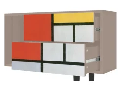 Móvel De Tv| Mueble de TV - 170х69х48 cm - T1 - Composition, Latte Bege