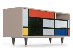 Online Mueble de TV - 125х56х41 cm - T7 - Composition, Latte Bege