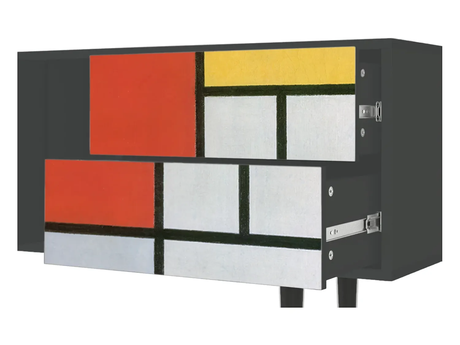 Mueble de TV - 170х69х48 cm - T1 - Composition, Antracite^ Móvel De Tv