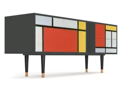 Mueble de TV - 170х69х48 cm - T1 - Composition, Antracite^ Móvel De Tv