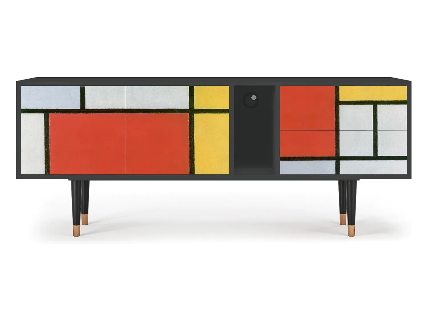 Mueble de TV - 170х69х48 cm - T1 - Composition, Antracite^ Móvel De Tv