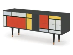 Mueble de TV - 170х69х48 cm - T1 - Composition, Antracite^ Móvel De Tv