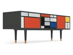 Mueble de TV - 170х59х48 cm - T4 - Composition, Antracite^ Móvel De Tv