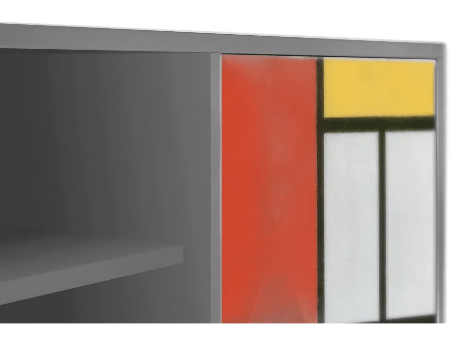 Móvel De Tv* Mueble de TV - 170х69х48 cm - T2 - Composition, Cinza Cinzento