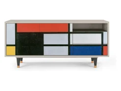 Móvel De Tv| Mueble de TV - 125х56х41 cm - T7 - Composition, Areia Bege