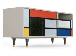 Móvel De Tv| Mueble de TV - 125х56х41 cm - T7 - Composition, Areia Bege
