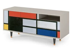 Móvel De Tv| Mueble de TV - 125х56х41 cm - T7 - Composition, Areia Bege
