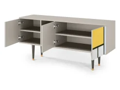 Móvel De Tv| Mueble de TV - 150х69х41 cm - T5 - Composition, Areia Bege
