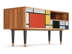 Mueble de TV - 115х59х48 cm - T3 - Composition, Nogueira^ Móvel De Tv