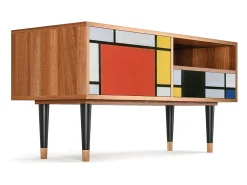 Mueble de TV - 115х59х48 cm - T3 - Composition, Nogueira^ Móvel De Tv
