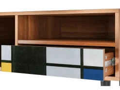 Mueble de TV - 115х59х48 cm - T3 - Composition, Nogueira^ Móvel De Tv