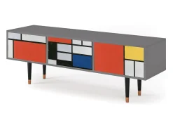 Clearance Mueble de TV - 170х59х48 cm - T4 - Composition, Cinza Cinzento