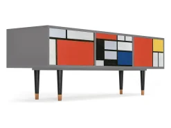 Clearance Mueble de TV - 170х59х48 cm - T4 - Composition, Cinza Cinzento