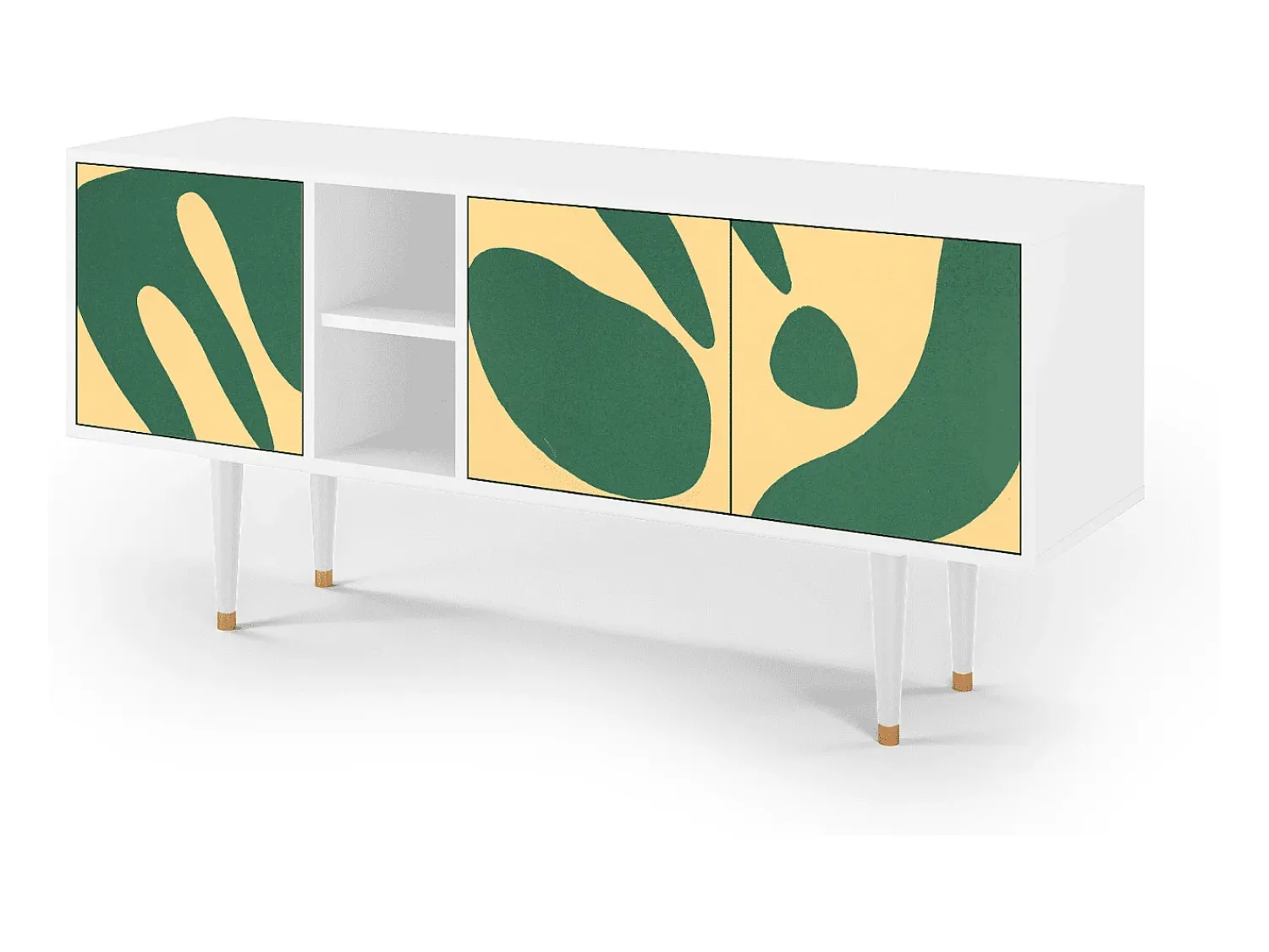 Móvel De Tv* Mueble de TV - 150х69х41 cm - T5 - Constellations by Arp, Branco Bege
